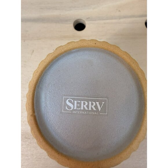 Serrv International Himalayan Ridge Ceramic Mug Nepal Hand Thrown Shaped Cup - Picture 8 of 9